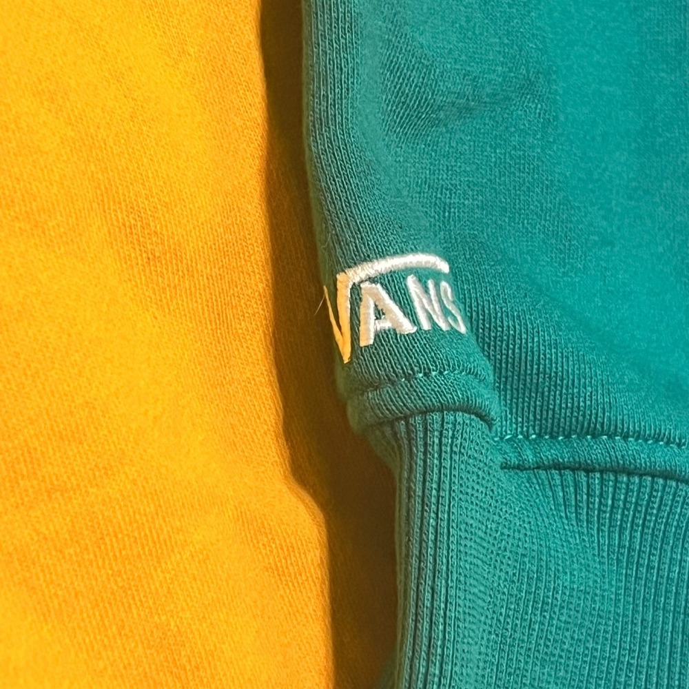 Vans Colorblock Patchwork Crewneck Sweatshirt Pul… - image 3